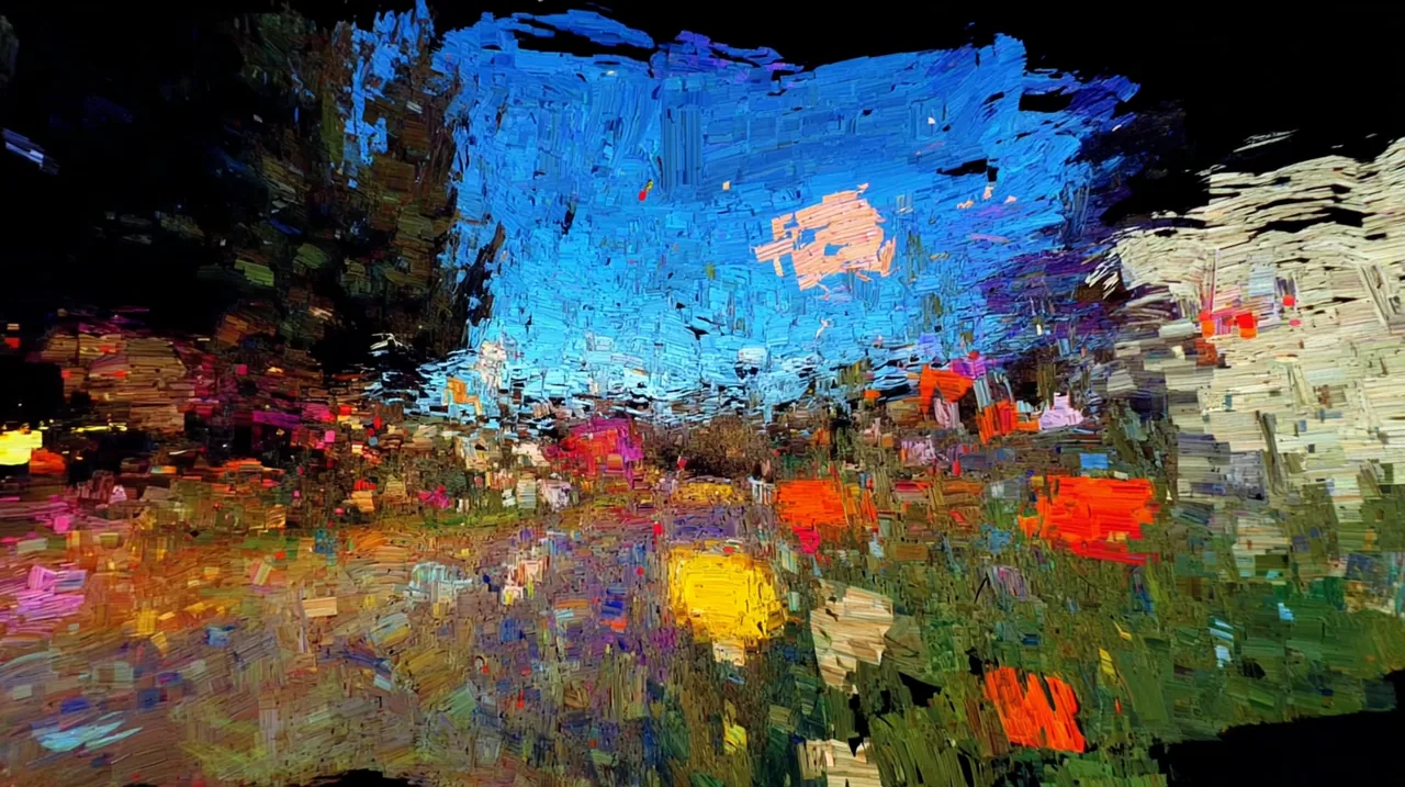 Colorful point-cloud architecture